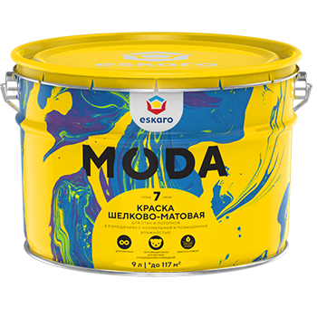 Eskaro Moda 7 / Долговечная матовая краска, TR, 0,9 л купить в СПб — фото товара, цена | NiceWood