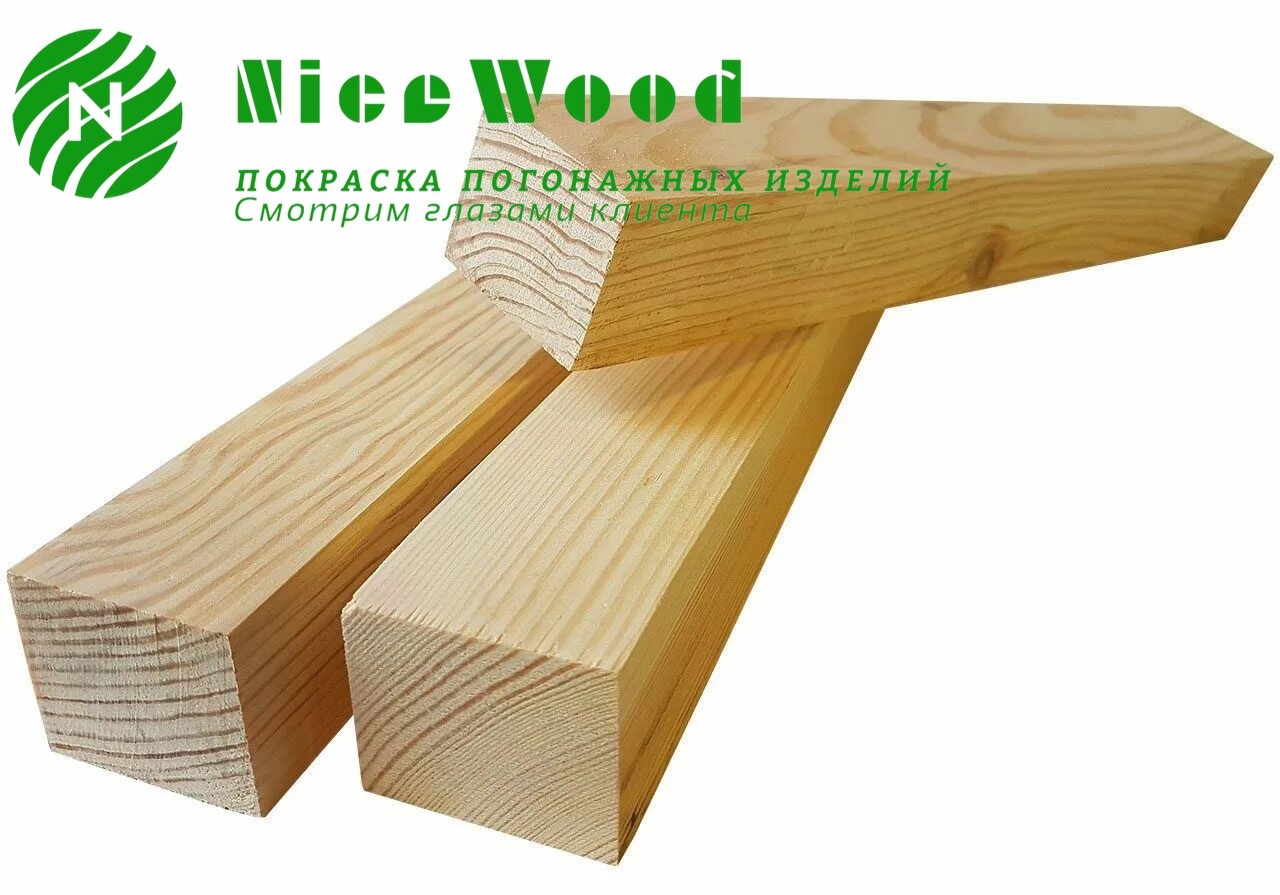 Брусок  Строительный С/С хвоя 40*40*3000 купить в СПб — фото товара, цена | NiceWood