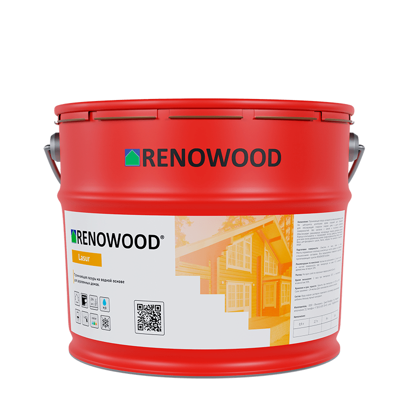 RENOWOOD Lasur, 0,9 л. купить в СПб — фото товара, цена | NiceWood